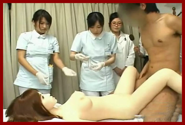 sex lessons with doll in Japanese medical school
