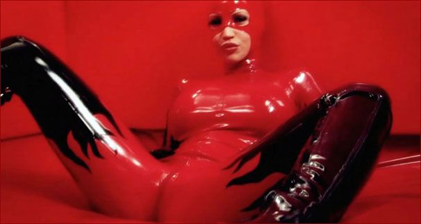 Bianca Beauchamp - Hot latex babe in red room [HD 720p]