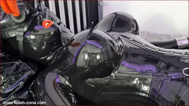 rubberdollemma - Real orgasm solo by rubber milf in gas mask - FULL HD 1080